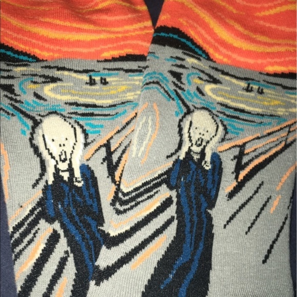 ART TO WEAR Accessories - Novelty socks SCREAM art to wear  graphic socks